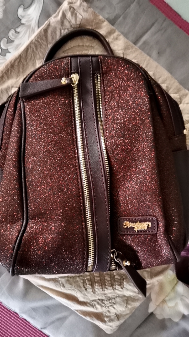 CANDY BACKPACK STARRY NIGHT BC SHINY MAROON Strawberry Queen